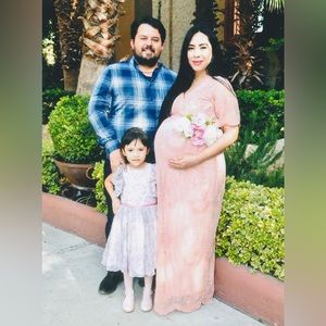 PINKBLUSH BEAUTIFUL LACE MAXI DRESS